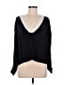 Ramy Brook Black 3/4 Sleeve Silk Top Size M - photo 1