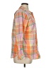 Talbots Color Block Orange Long Sleeve Button-Down Shirt Size 1X - photo 4