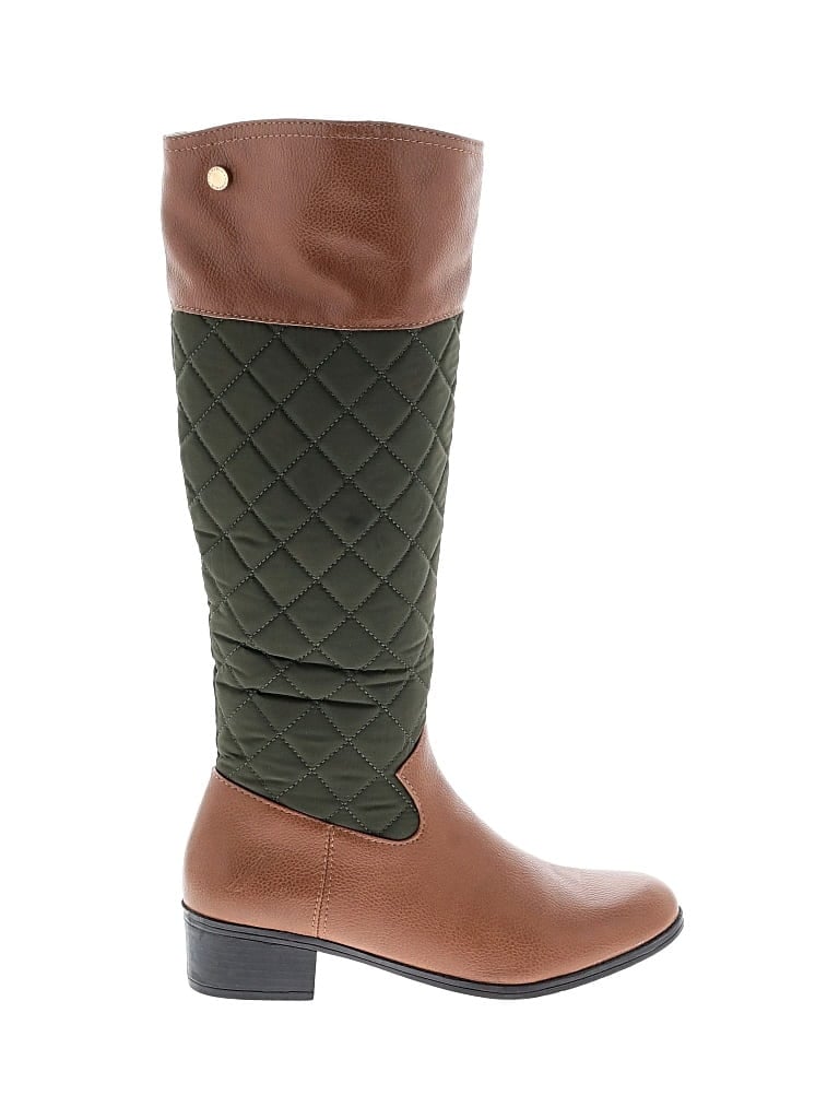 Pre-owned Natura Boots In Brown