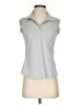 Adidas 100% Polyester Gray Sleeveless Blouse Size S - photo 1