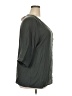 En Creme 100% Rayon Gray 3/4 Sleeve Blouse Size 3X - photo 4