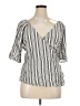 Old Navy Gray 3/4 Sleeve Blouse Size XL - photo 1