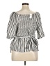 Old Navy Gray 3/4 Sleeve Blouse Size XL - photo 2