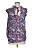 Porridge 100% Rayon Blue Sleeveless Blouse Size 12 - photo 1