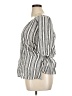Old Navy Gray 3/4 Sleeve Blouse Size XL - photo 5