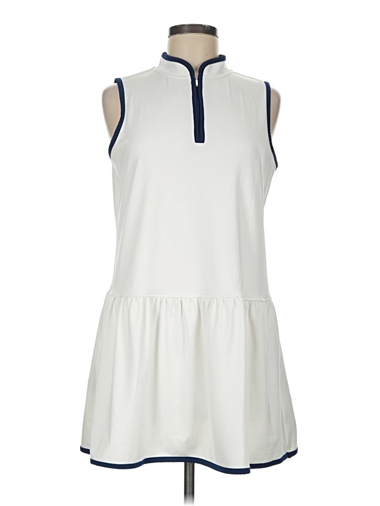 Pre-owned Tuckernuck Casual Dress In White