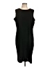MING WANG Solid Black Cocktail Dress Size L (estimated) - photo 1