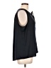 CAbi 100% Polyester Black Sleeveless Blouse Size L - photo 4