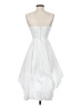 B. Darlin Solid White Cocktail Dress Size 1 - 2 - photo 2
