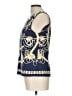 J. McLaughlin Blue Sleeveless Blouse Size L - photo 5