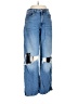 Forever 21 Color Block Blue Jeans Size 28 waist - photo 1