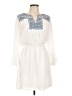 Eclair 100% Polyester White Casual Dress Size L - photo 1