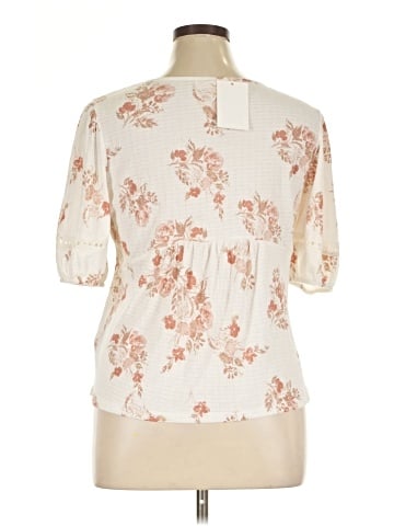 Como Blu Short Sleeve Blouse (view 2)