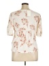 Como Blu Ivory Short Sleeve Blouse Size XL - photo 2