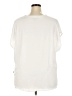 Banana Republic 100% Polyester Ivory Short Sleeve Blouse Size XXL - photo 2