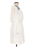 Eclair 100% Polyester White Casual Dress Size L - photo 4