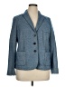 Talbots Tweed Blue Wool Blazer Size 14 - photo 1