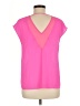 Express 100% Polyester Pink Short Sleeve Top Size M - photo 2