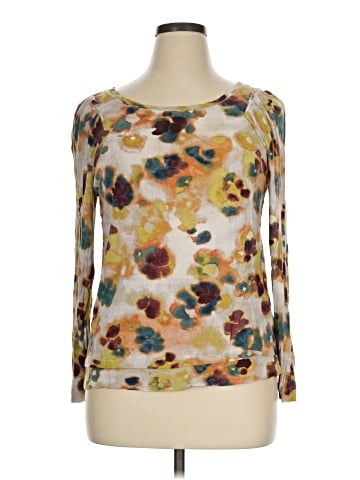Simply Vera Vera Wang 3/4 Sleeve T-Shirt (view 1)