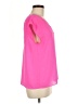 Express 100% Polyester Pink Short Sleeve Top Size M - photo 4