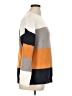 Shein 100% Acrylic Color Block Orange Pullover Sweater Size XL - photo 4