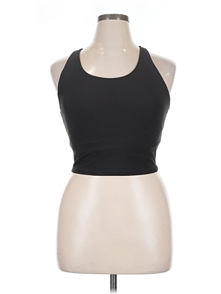 Pre-owned Active By Old Navy Tank Top Black Halter Neckline Tops