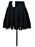 Treasure & Bond 100% Polyester Solid Black Casual Skirt Size S - photo 2