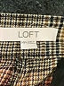 Ann Taylor LOFT Plaid Brown Casual Pants Size M (petite) - photo 7
