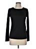 Cuddl Duds 100% Polyester Black Long Sleeve T-Shirt Size M - photo 1