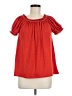 Max Studio Red Short Sleeve Blouse Size M - photo 1