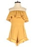 Fashion Nova 100% Polyester Yellow Romper Size XS - photo 1