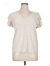 Democracy Tweed Ivory Short Sleeve T-Shirt Size XL - photo 1