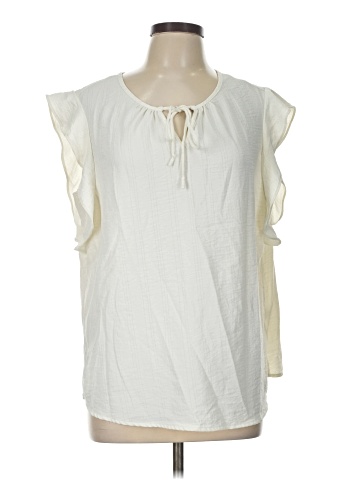 Como Black Sleeveless Blouse (view 1)