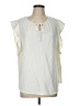 Como Black Ivory Sleeveless Blouse Size L - photo 1