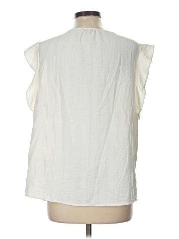 Como Black Sleeveless Blouse (view 2)