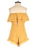 Fashion Nova 100% Polyester Yellow Romper Size XS - photo 2