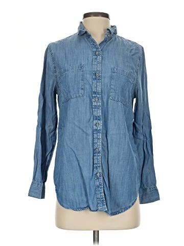 Banana Republic Factory Store Long Sleeve Button-Down Shirt (view 1)