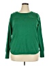 Liz Claiborne Solid Green Pullover Sweater Size XXL (petite) - photo 1