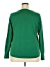Liz Claiborne Solid Green Pullover Sweater Size XXL (petite) - photo 2