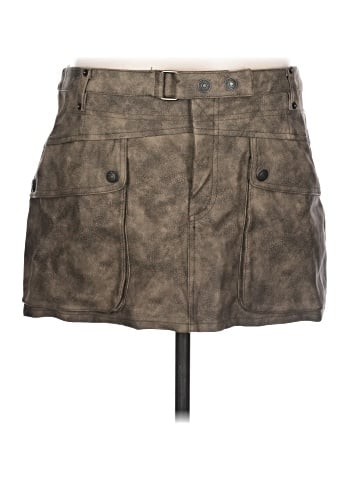 We the Free Faux Leather Skirt (view 1)