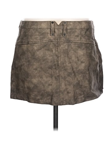 We the Free Faux Leather Skirt (view 2)