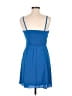Express 100% Polyester Solid Blue Cocktail Dress Size 8 - photo 2