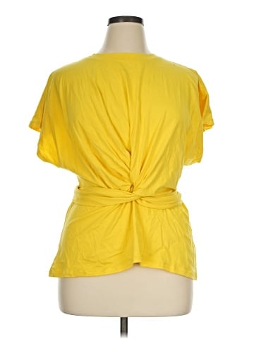 ELOQUII Elements Short Sleeve Top (view 1)