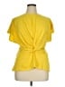 ELOQUII Elements Yellow Short Sleeve Top Size 14 - photo 1