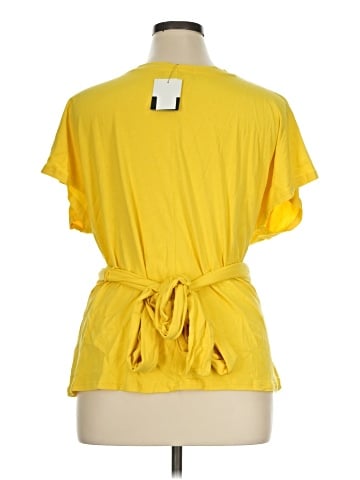 ELOQUII Elements Short Sleeve Top (view 2)