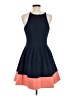 Vince Camuto Color Block Blue Cocktail Dress Size 6 - photo 2