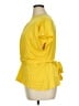 ELOQUII Elements Yellow Short Sleeve Top Size 14 - photo 5