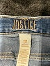 Justice Solid Blue Jeans Size 12 - photo 3