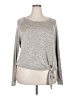 Nine Britton Metallic Silver Pullover Sweater Size XXL - photo 1