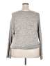 Nine Britton Metallic Silver Pullover Sweater Size XXL - photo 2